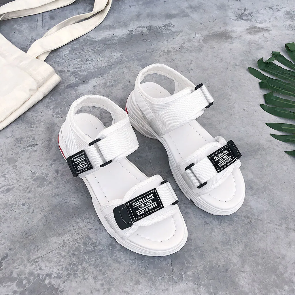 Женская обувь; коллекция года; Zapatos De Mujer; женские модные повседневные летние спортивные сандалии; обувь на толстой платформе и среднем каблуке; chaussures femme; Новинка