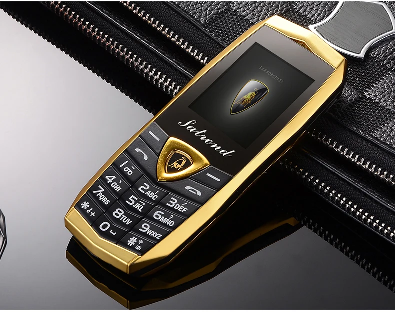 Fsmart Satrend A18 Роскошный мини мобильный телефон Вибрационный металлический корпус