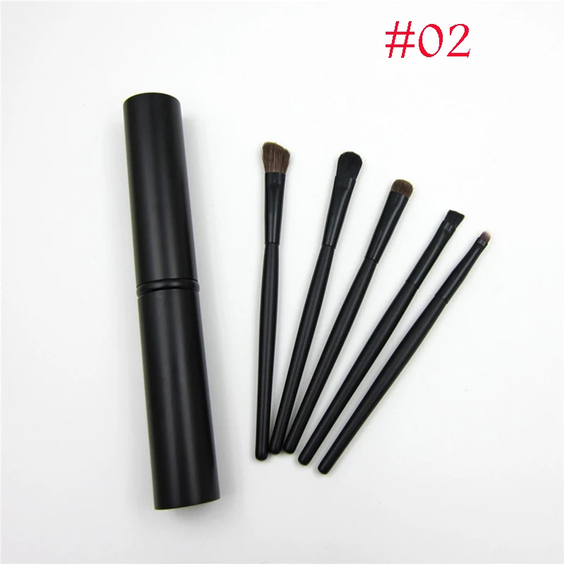 5 шт. кисти для макияжа Набор теней век основа пудра подводка глаз с ресницами