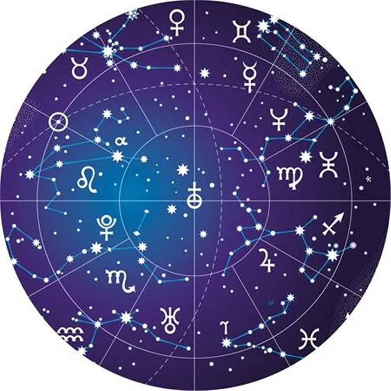 Круглый ковер Созвездие Astrolabe печатные мягкие ковры для гостиной Противоскользящий ковер стул напольный коврик для домашнего декора детская комната