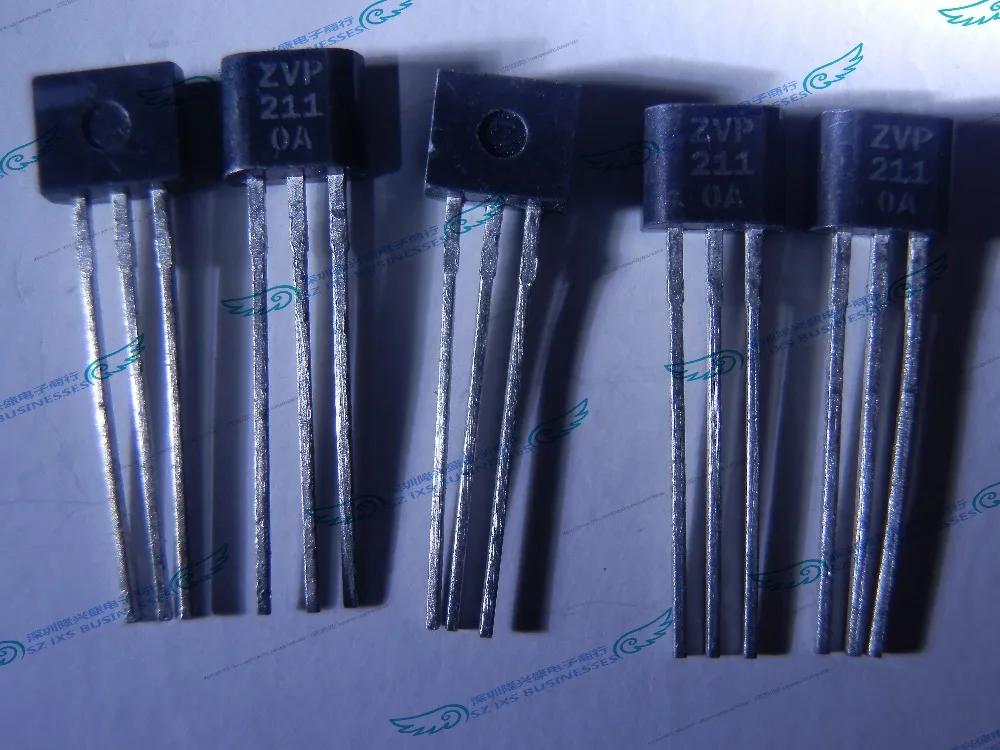 

10PCS/LOT ZVP2110A ZVP2110 TO92-3 MOSFET P-CH 100V 0.23A