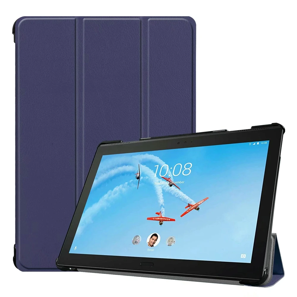 3-Folding Ultra Thin Slim Luxury Folio Stand Leather Case Sleeve Cover For Lenovo Tab P10 10.1 TB-X705F TB-X705M TB-X705N 10.1&quot |