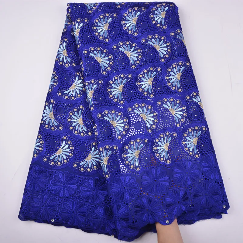 Африканская вуаль кружевная Ткань 5 ярдов высококачественное кружево