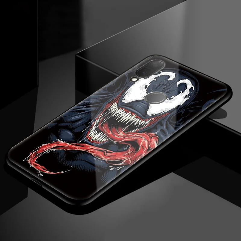 Черная пантера Железный человек закаленное стекло мягкий чехол для TPU huawei P20 mate 30 20 Lite P30 Pro Honor Play 8X9 10 Nova 3 3i 3e чехол - Цвет: 0msheduy
