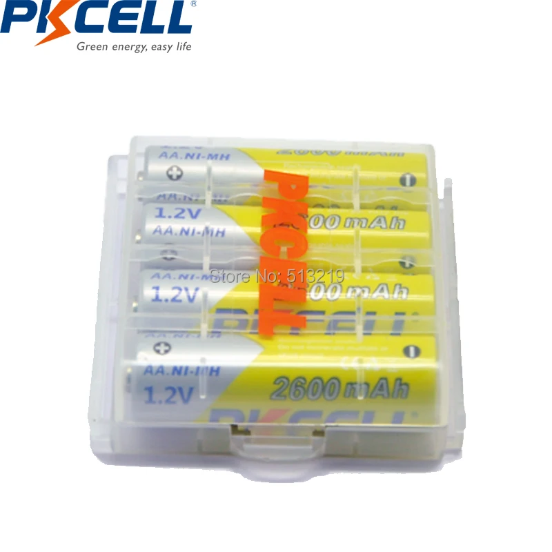 12 шт. аккумуляторные NIMH батарейки PKCELL 1 2 в 2300-2600 мАч 3 | Электроника