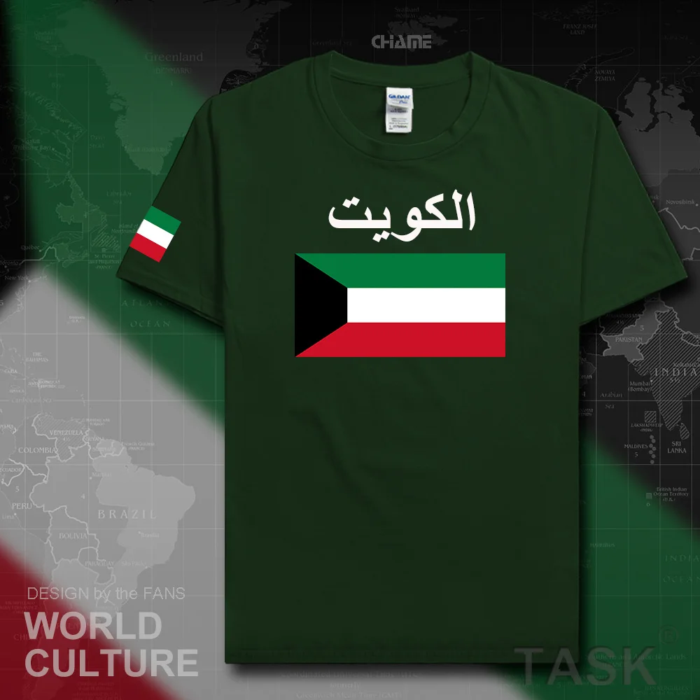 Футболка мужская Kuwaiti футболка 2019 национальной команды хлопковая новая