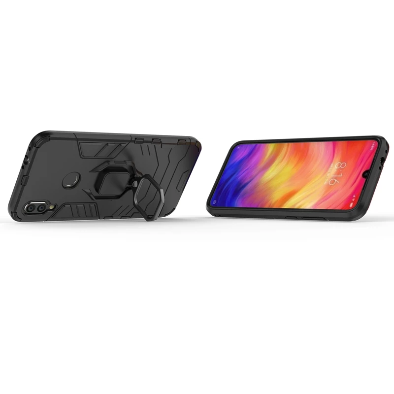 Защитный чехол-бампер для Xiaomi Redmi Note 7 Mi 9 чехол телефона с кольцом и подставкой 6 5