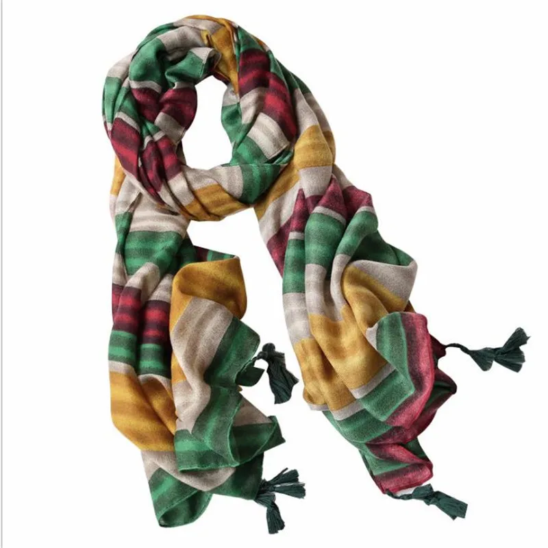 Бандана женские шарфы хлопковый женский шарф с принтом пляжный солнцезащитный