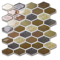 Wall Tile Peel And Stick Decorative Tiles Adhesive Wall Stickers Modern Kitchen Mosaic Vinyl Tile Brick Sticker DIY Waterproof