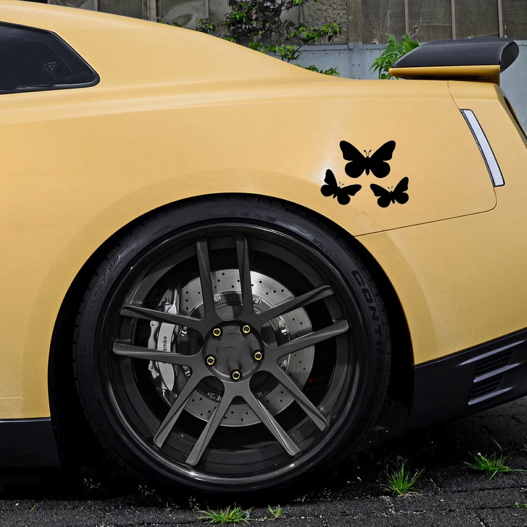 Красивая бабочка детская Милая наклейка на автомобиль ноутбук бампер
