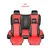 Red 2pcs front AUTOROWN Универсальные чехлы из алькантары Аксессуары в автомобиль Накидка на сиденье автомобиля Алькантара чехлы для автомобиля Четыре сезона Накидки для Toyota, Subaru, Honda Защищают салон от потертостей и износа - Название цвета: Red 2pcs front