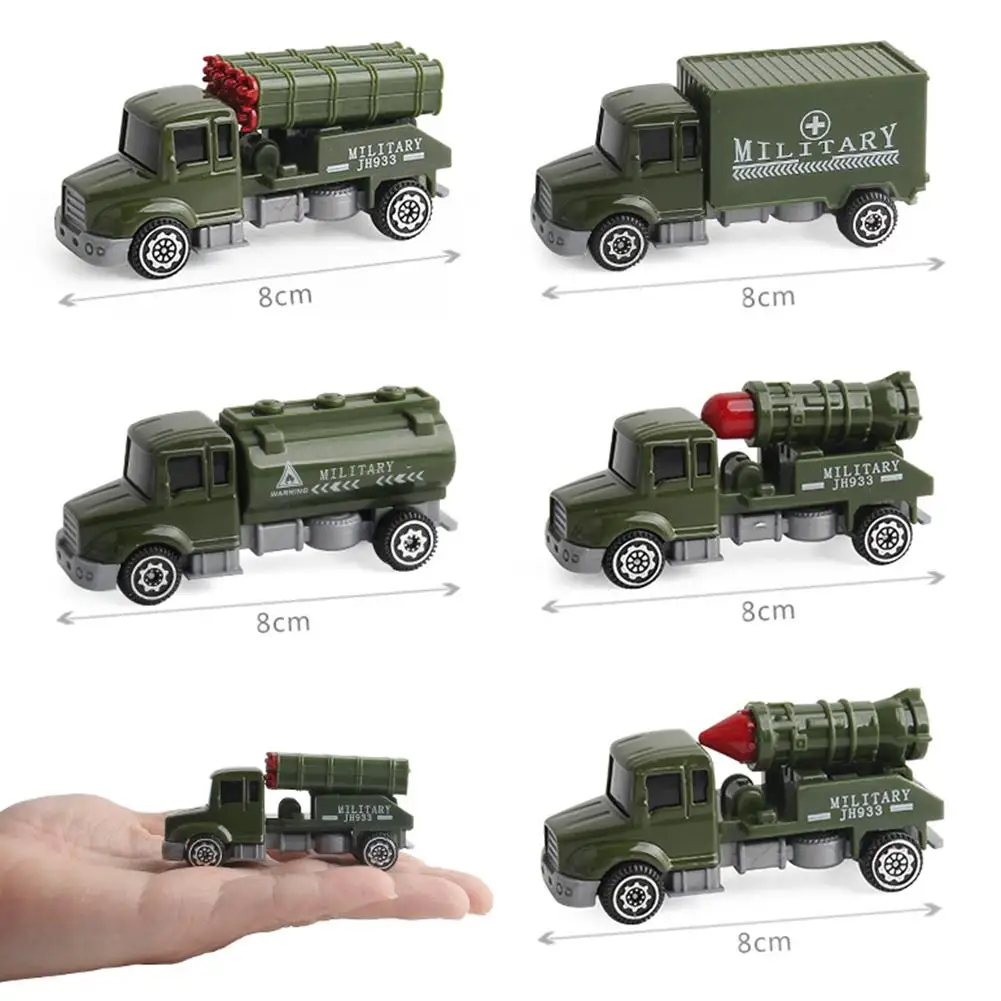 1:64 5 шт. набор литых под давлением военных транспортных средств из металлического