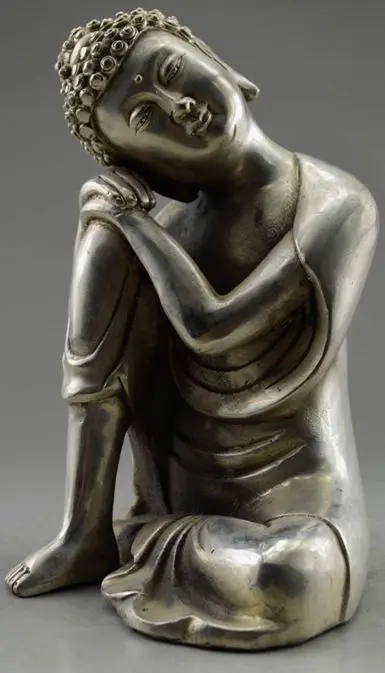 

Elaborate Chinese Tibet type manual old decoration Buddha statue