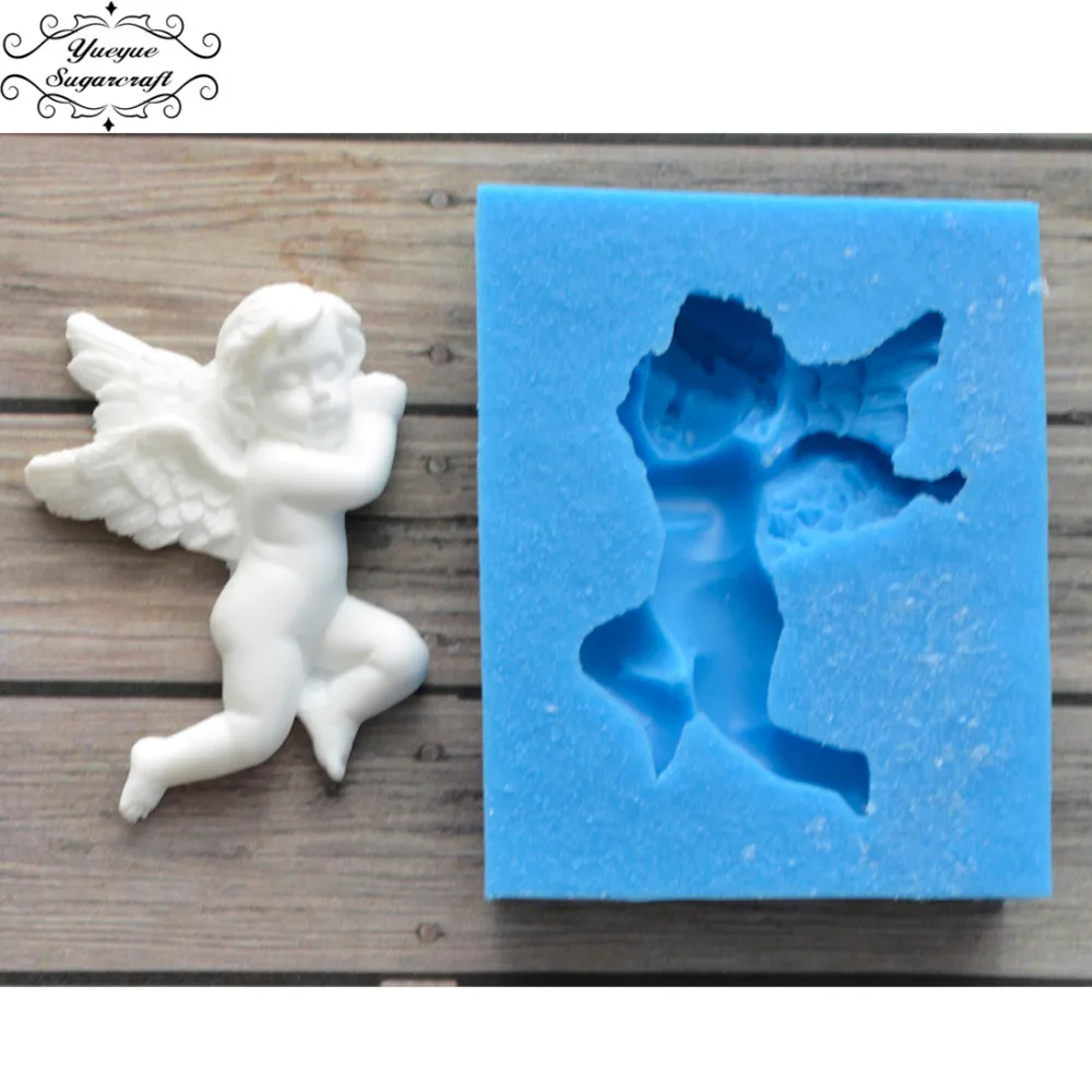 Yueyue Sugarcraft Angel Baby силиконовая форма для украшения торта Форма шоколадной мастики |
