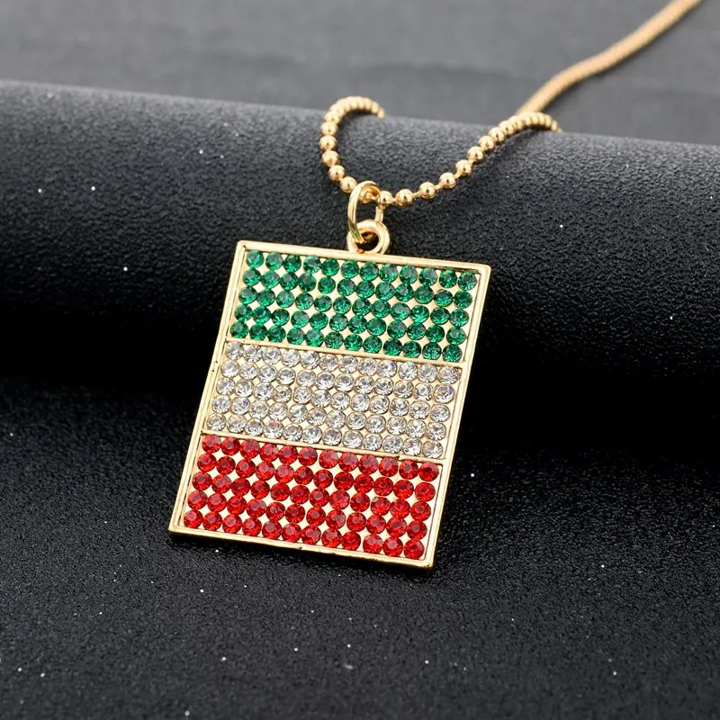 Ожерелье из цинкового сплава с квадратным родиевым покрытием 150873106|zinc alloy|necklace necklacenickle free necklace |