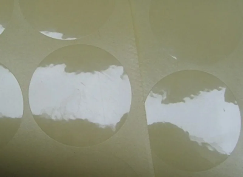 

Wholesale blank clear sealing stickers 30mm round pvc stickers 450pcs lot