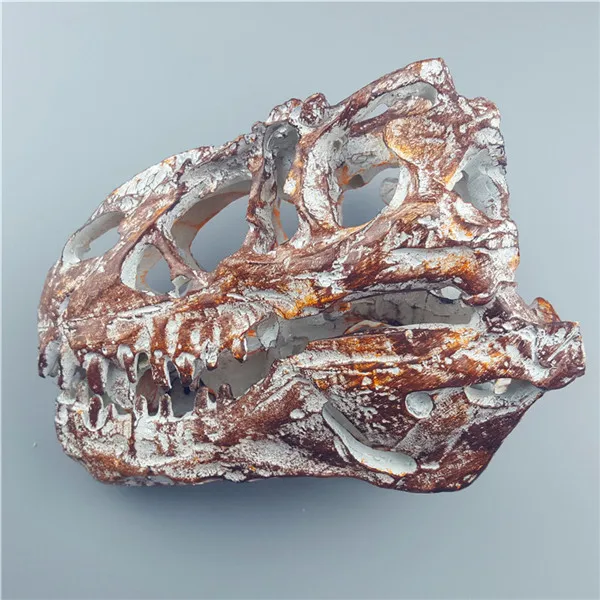 001 MRZOOT Смола скелет динозавра Модель Tyrannosaurus череп животных Исследование Обучение коллекция ремесла Творческий дом Декор - Цвет: 001