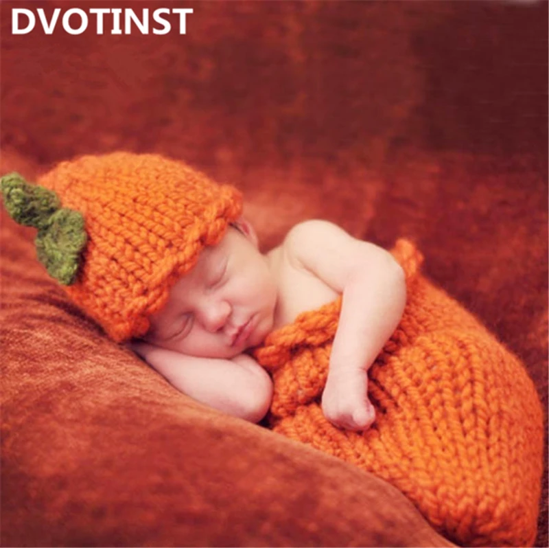 Dvotinst/реквизит для фотосъемки новорожденных; вязаный крючком спальный мешок+ шапка; комплект для студийной фотосессии; аксессуары для фотосессии