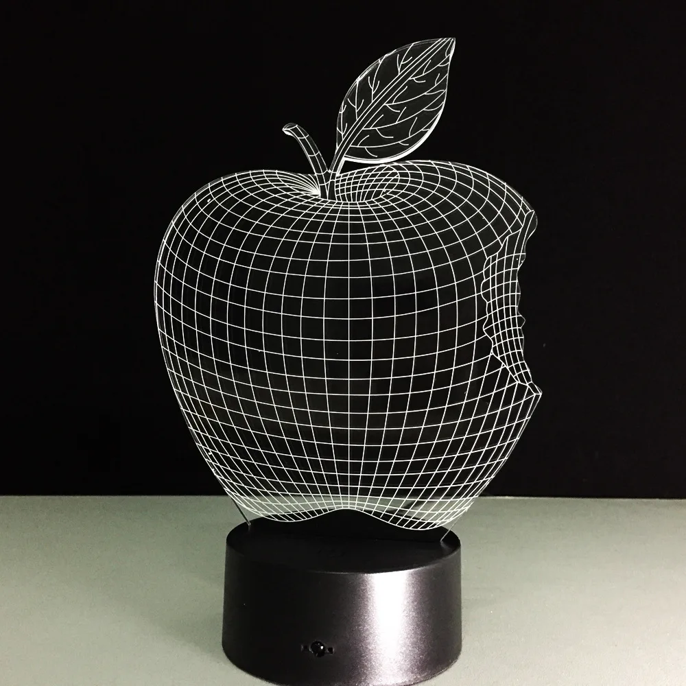 Apple ночные светильники Etoile Lumineuse настольные лампы с цветами Lampe Enfant Chambre ночник для