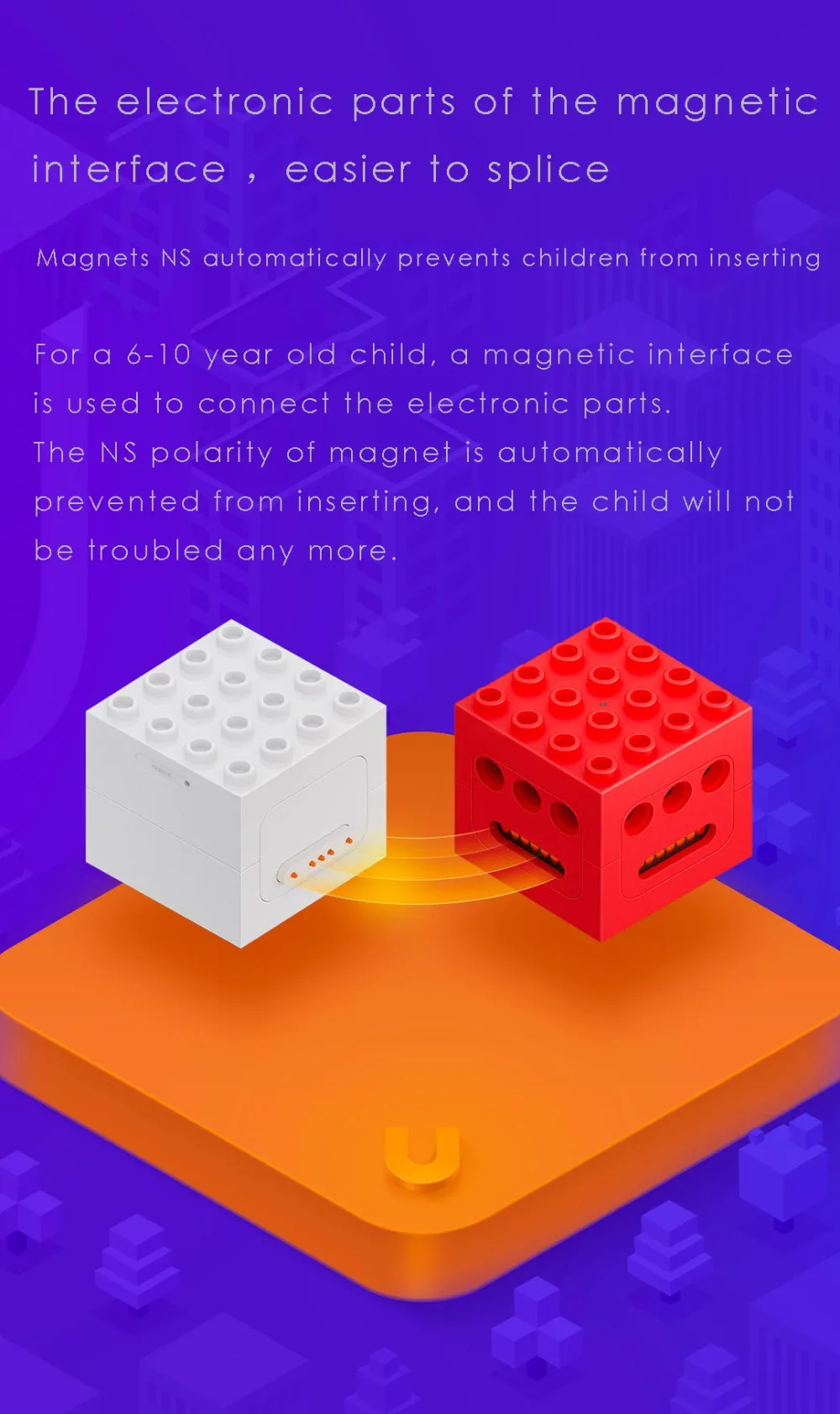 Новые оригинальные умные строительные блоки Xiaomi MITU, робот 305, блоки, управление через Bluetooth, программирование, различные модели, детские игрушки