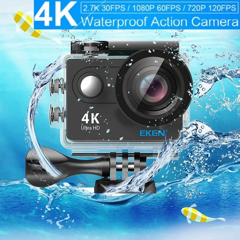 Оригинальная Экшн камера eken H9 H9R Ultra HD 4K WiFi Спортивная 2 0 экран 170D Подводная