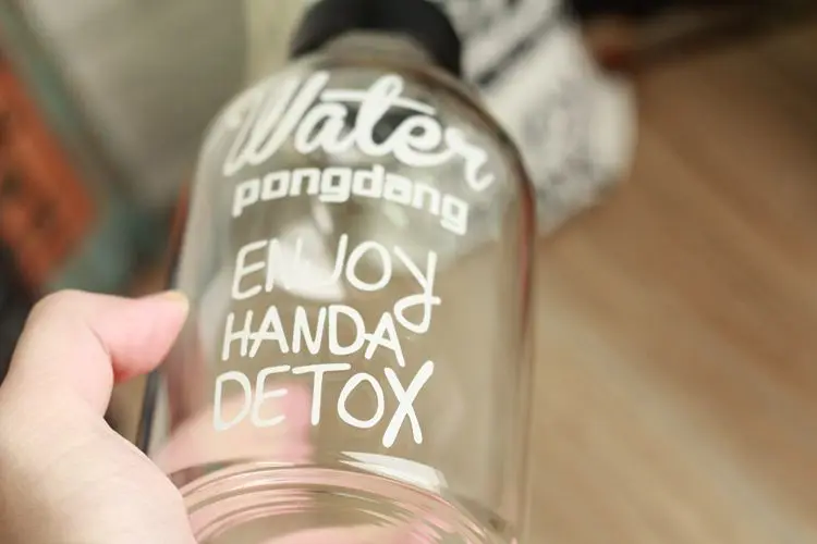 Мой лимон бутылку воды прекрасный Портативный прозрачный бутылка для 1000 мл 600