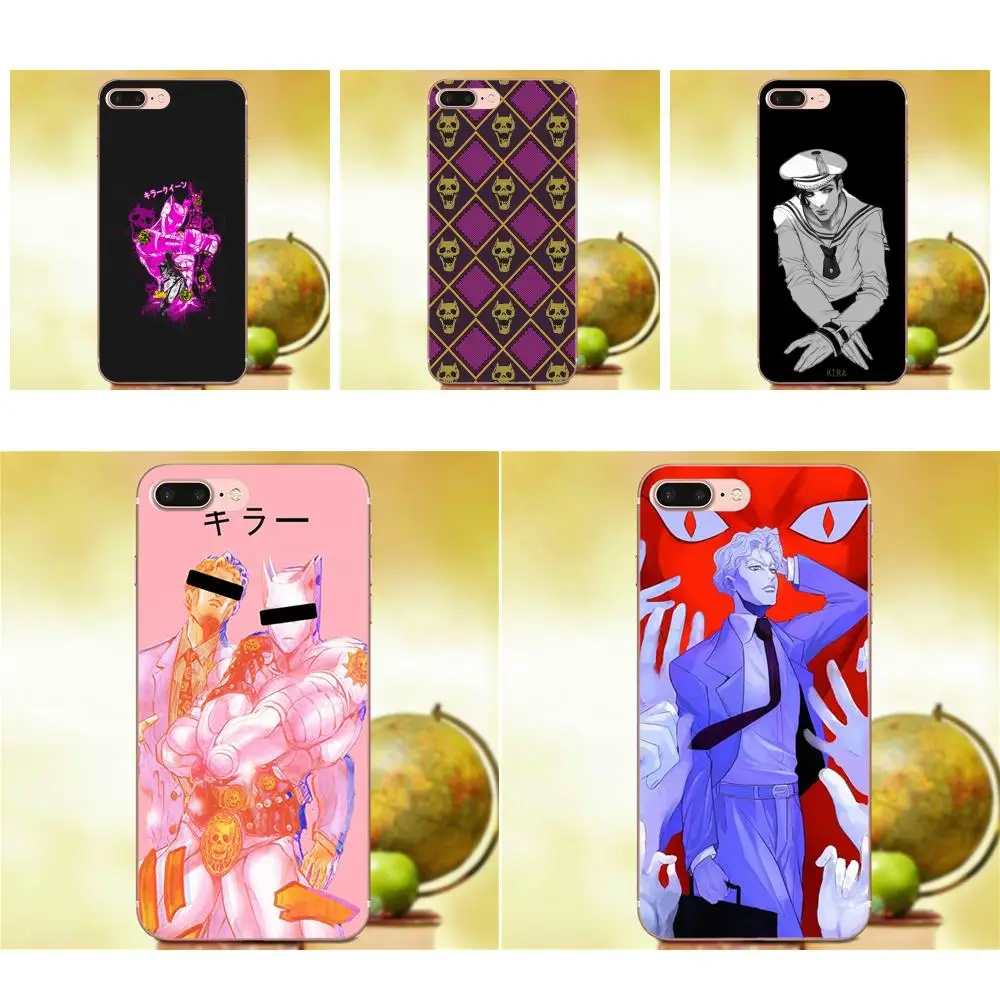 Killer Queen аниме для Moto G G2 G3 G4 G5 HTC 530 626 628 630 816 820 One A9 M7 M8 M9 M10 E9 Plus U11 мягкий защитный |
