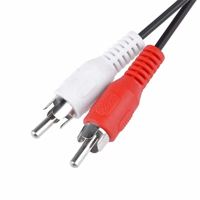 3,5 мм 3,5 разъем к 2 Phono RCA акустический кабель штекер Y сплиттер адаптер