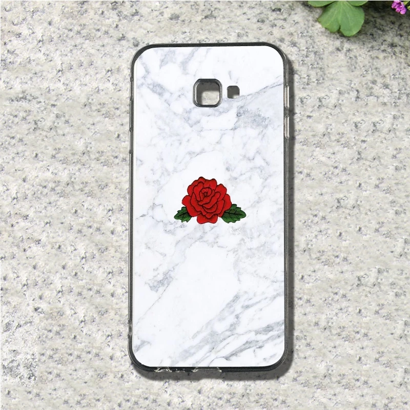Мрамор камень с пион Мягкий ТПУ чехол для телефона Samsung Galaxy A3 A5 A7 Альфа G355H 8262 G360 I9082