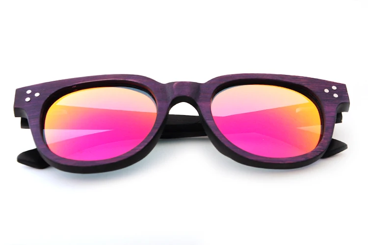 Женские бамбуковые солнцезащитные очки LONSY брендовые дизайнерские ручной работы