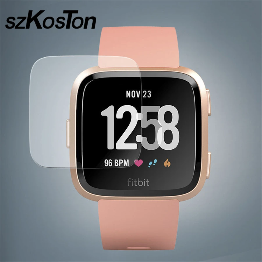 1/2/5 PCS9H закаленное Стекло Экран Защитная пленка для Fitbit Versa Стекло взрывозащищенный жесткая Защитная пленка для Fitbit Versa