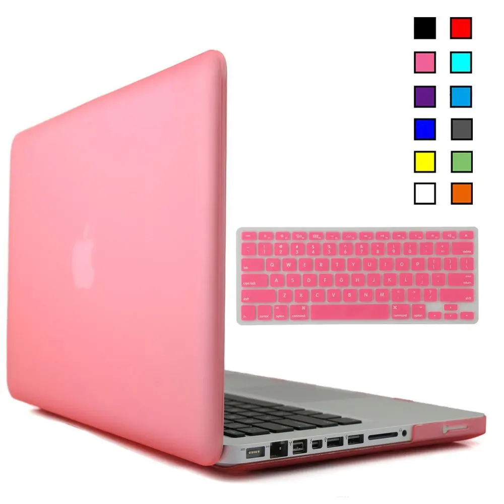 Rubberized Matte Shell Hard Protective Case Cover + Silicone Keyboard Skin For Macbook Pro Retina 13&quot 15&quot inch Laptop cases |
