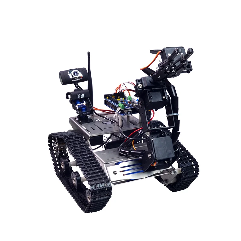Горячая новинка Xiao R DIY умный робот Wifi видео контроль бак с камерой Gimbal совместим