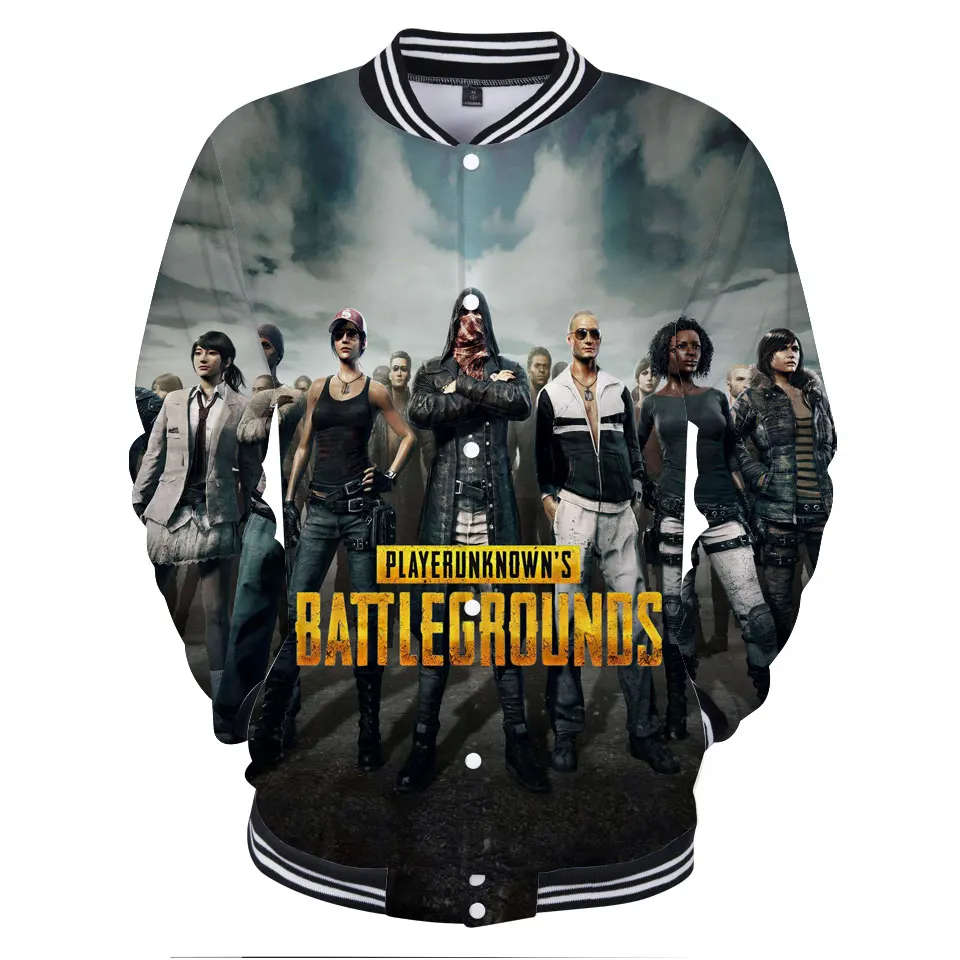 new PUBG Jedi survival 3D baseball jacket fashion hot game spring and autumn casual style | Женская одежда