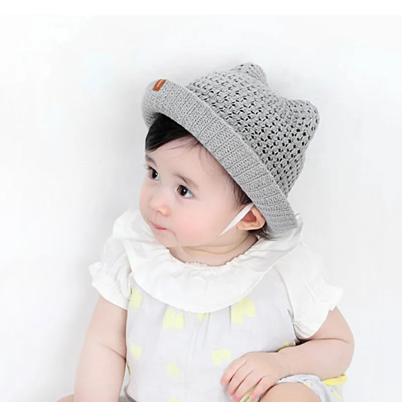 Baby Summer Hat Boys Girls Sun Beach Cap Kids Solid Straw Accessories New | Детская одежда и обувь