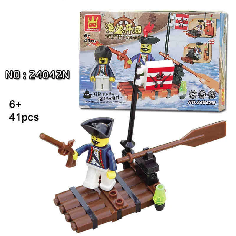 Pirate Ship Building Blocks Toys ABS Plastic Small Particles Children Assembly Puzzle Gifts Educational | Игрушки и хобби