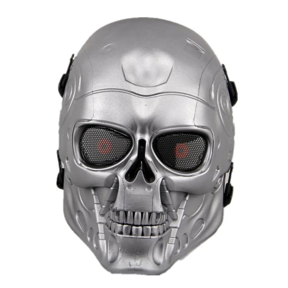 Тактический Череп Маска на лицо военные терминатор поле маска CS для лица