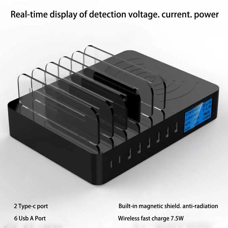 Беспроводная зарядная станция для iphone ipad multi quick chager держатель samsung huawei новая