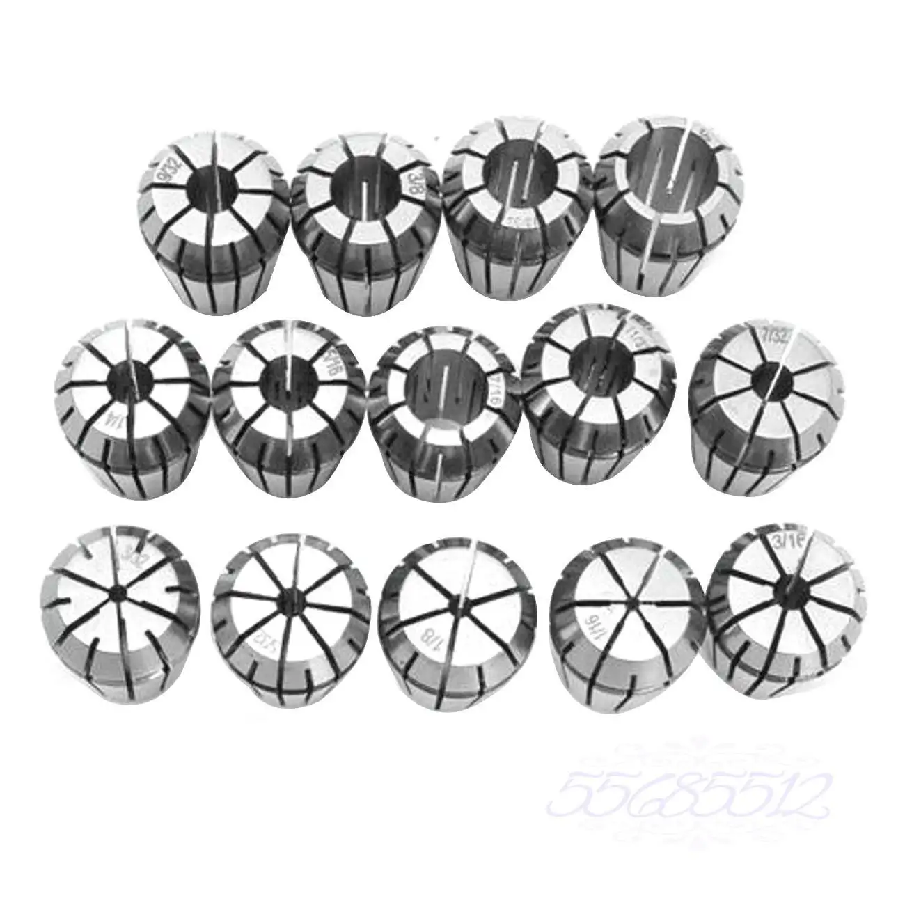 

New 14Pcs ER20 Spring Collet Set For CNC Milling Lathe Tool Engraving Machines
