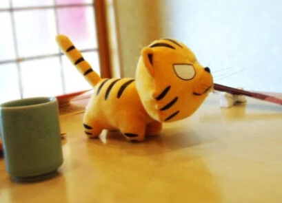 Aisaka Taiga ToraDora! Плюшевая кукла Тигр х Дракон Тайга Тигр мягкая игрушка 25 см плюшевые игрушки