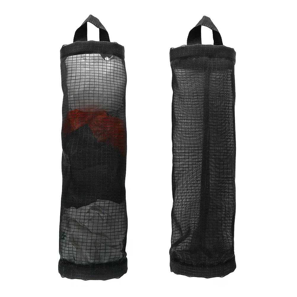 2pcs Hanging Folding Mesh Garbage Bag Organizer Trash Bags Holder Recycling Containers Storage For Kitchen Decoration | Дом и сад