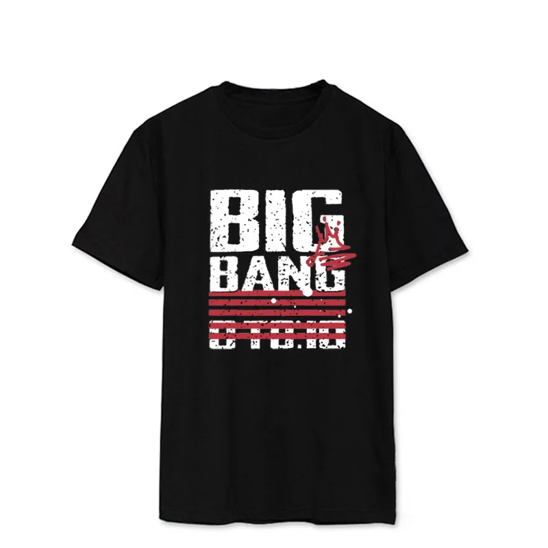 Топ-футболка с надписью K-pop Bigbang Camiseta Big Bang | Женская одежда