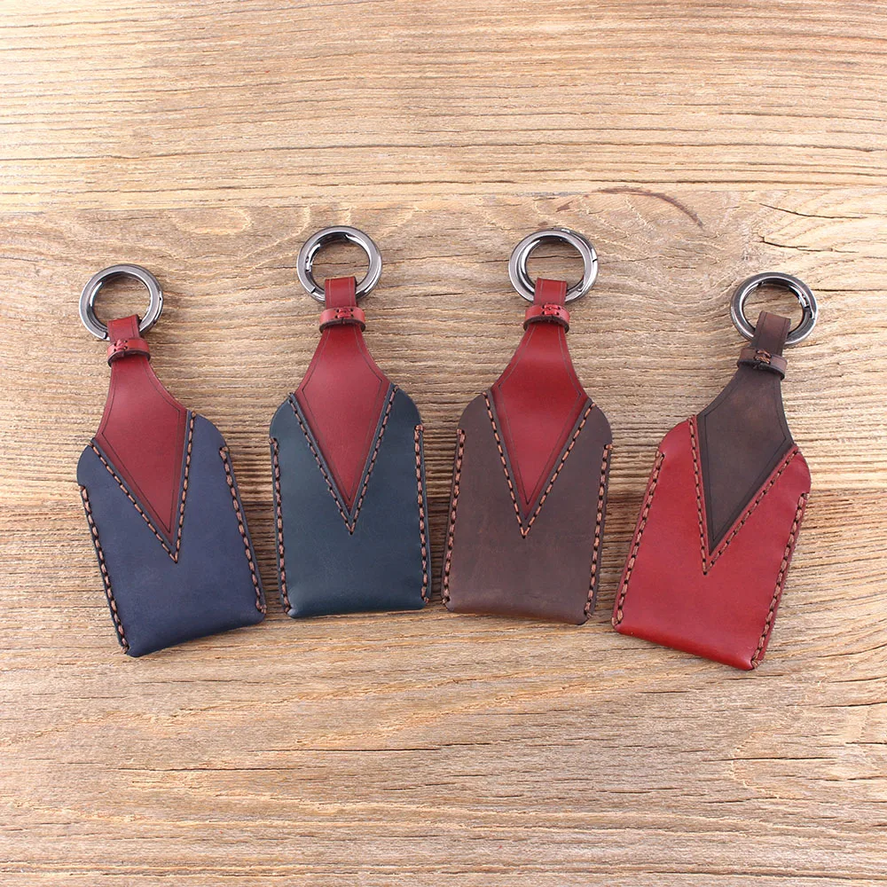 Чехол для ключей KEYYOU из натуральной кожи чехол с 3 кнопками Mitsubishi Outlander Sport Pajero Shogun