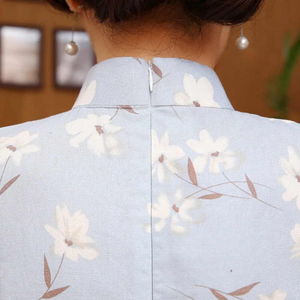 

mujer camisa Women's Summer Cotton Linen Short Sleeve Shirt Blouse Elegant chinese Ladies traditional tops Tang Suit Clothings