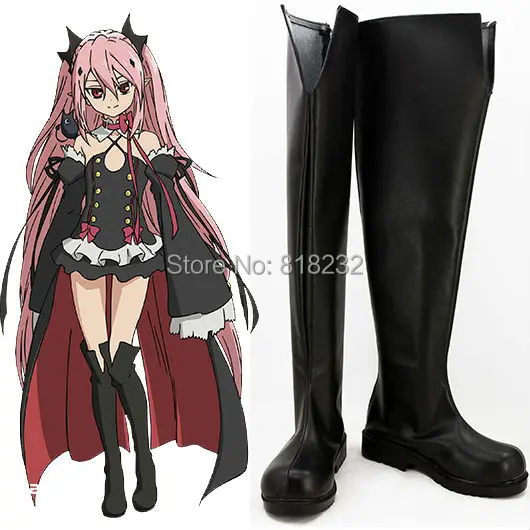 

Seraph of the end Krul Tepes унисекс аниме косплей костюмы обувь сапоги на заказ