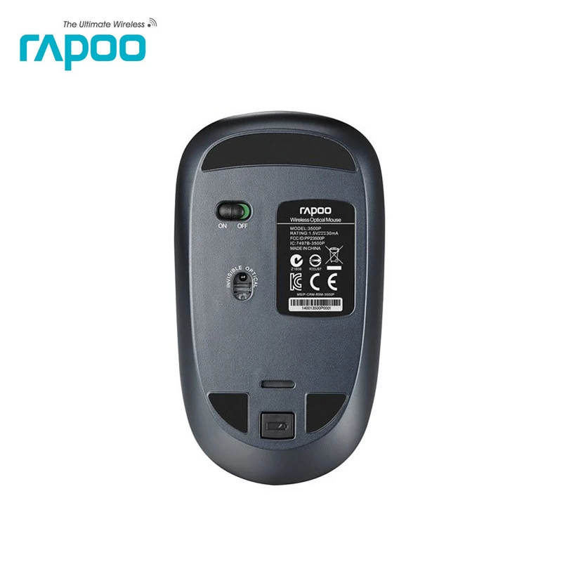 Подлинная Rapoo 5 Г USB Беспроводная Мышь Молчание Мыши Тонкий Модный Бесшумной