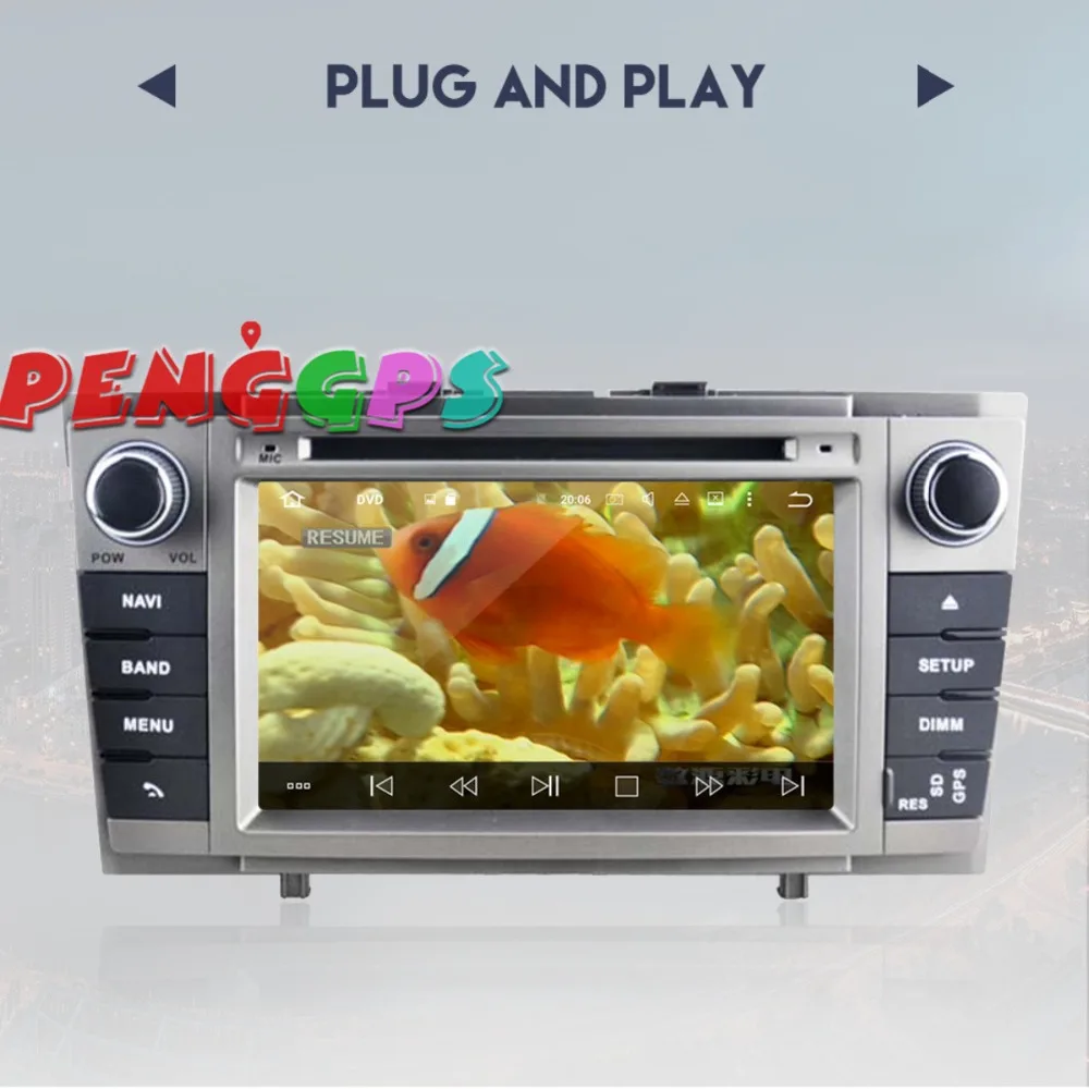 DE со 2 din Android 8 0 7 1 dvd-плеер автомобиля радио для Toyota Avensis T27 2009-2015 gps навигации стерео