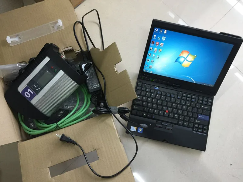 MB Star C4 Sd подключение беспроводной + ноутбук X200T сенсорный экран SSD программное