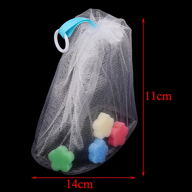 

1PCS Facial Body Cleansing Soap Foaming Net Bubble Helper Mesh Cleanser Bath Washing Bathroom Accessories New Sale