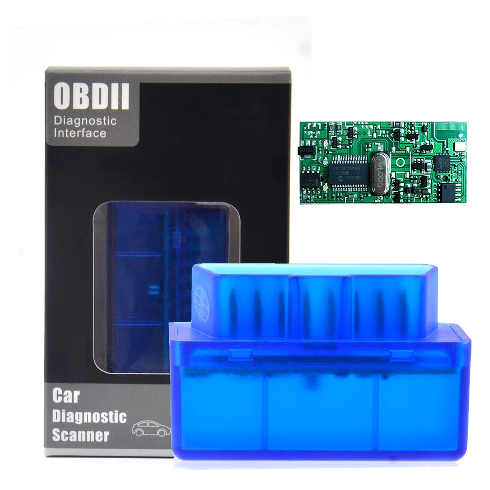 Super OBDII MINI ELM327 V2.1 V1.5 Bluetooth сканер работает Android Torque беспроводной интерфейс Авто CAN BUS